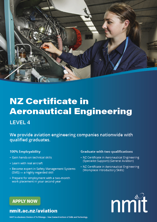 NZ Cert in Aeronautical Engineering L4 A4 Flyer May24
